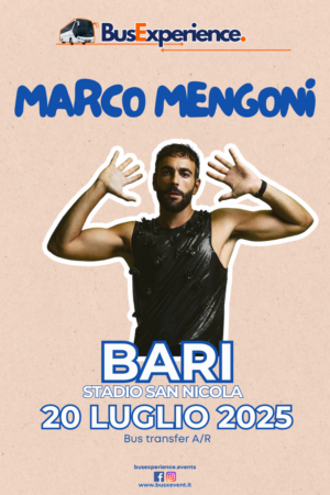 Bus Transfer MARCO MENGONI | 20.07.2025 | BARI