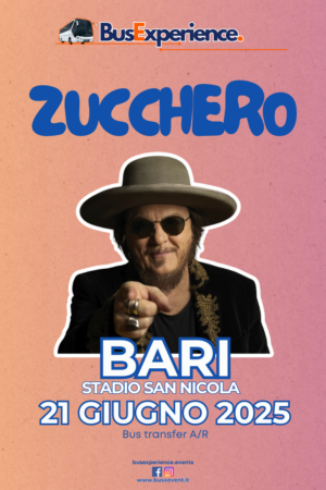 Bus Transfer ZUCCHERO | 21.06.2025 | BARI